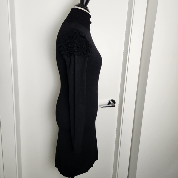 BEDO Black Knit Longsleeve Dress - Picture 7 of 10